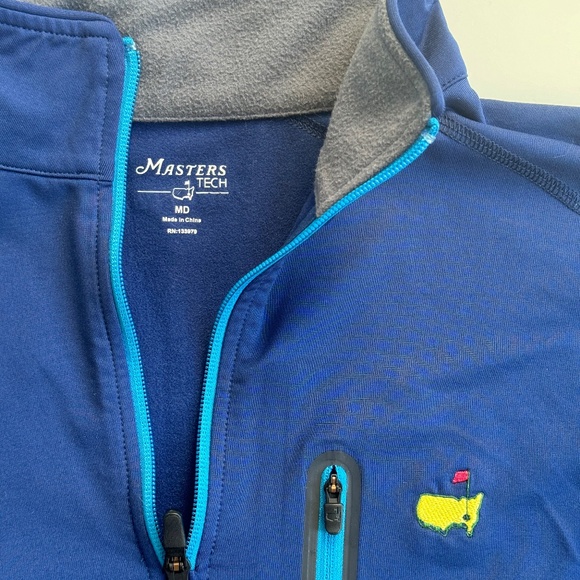 Master's Golf, 1/4 zip pullover, Size Medium, Blue - Picture 8 of 8